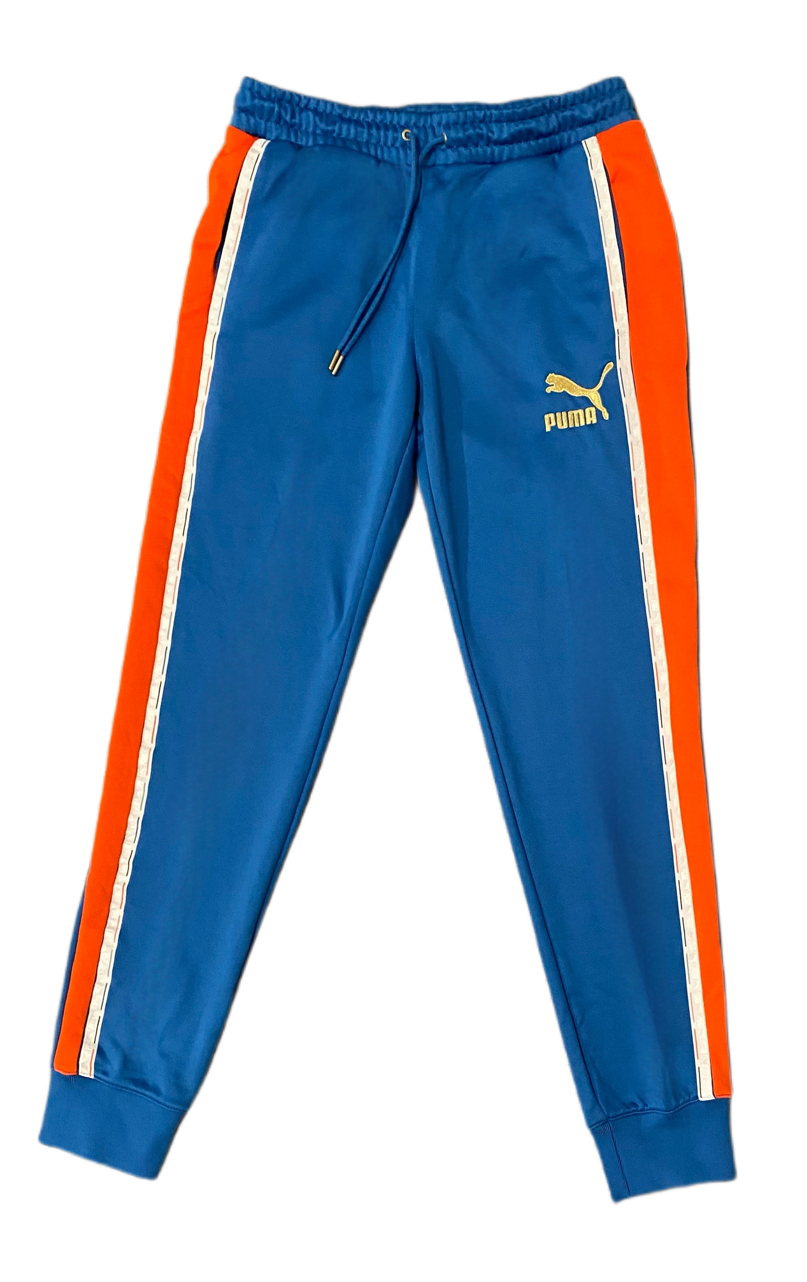 Puma t7 track pants on sale blue